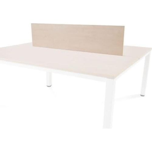 Trennwand 40x136cm Melamin buche (Doppeltisch Melaminplatte).