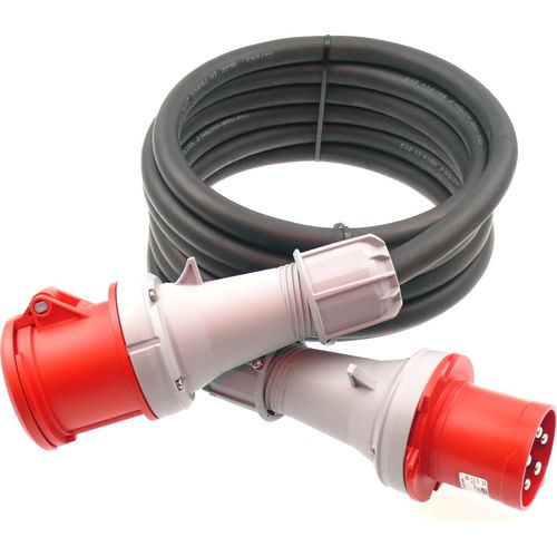 CEE Starkstromkabel PCE 63A 400V IP44 H07RN-F 5G10 5x10 30-50m, Länge:45m