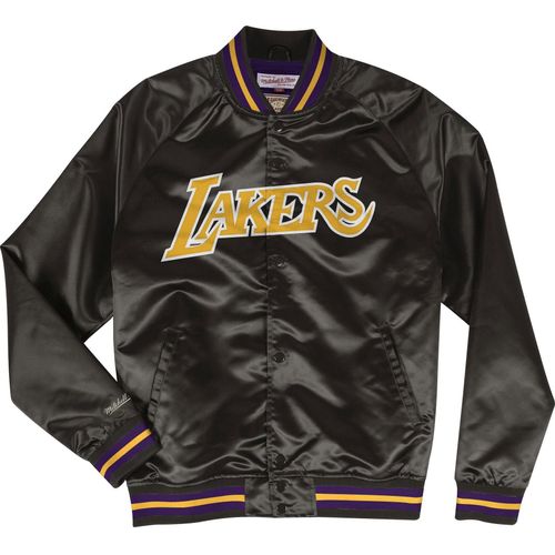 M&N Lightweight Satin Jacke Los Angeles Lakers schwarz - L
