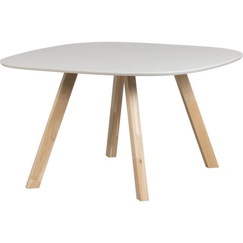 WOOOD Tablo Esstisch Organisch aus Eschenholz, 3-Pos-Tischbein, Grau, Ø 130 cm