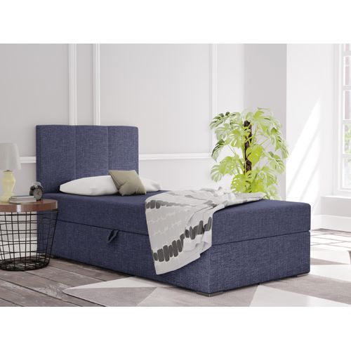 MEBLITO Einzelbett Boxspringbett Bett Jugendbett Monaco Mini Basic Rechts 100x200 Bettkasten Jugendzimmer