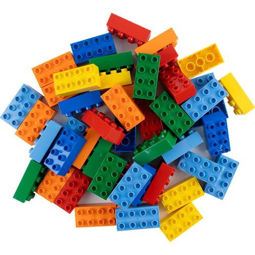 LEGO® DUPLO® 2x4 Steine Bausteine Bunt Gemischt - 3011 NEU! Menge 80x – Jede Mischung individuell zusammengestellt