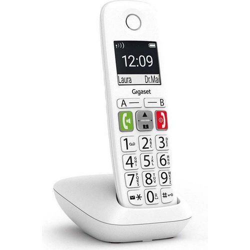 Gigaset E290 Duo Weiß Schnurloses Festnetztelefon