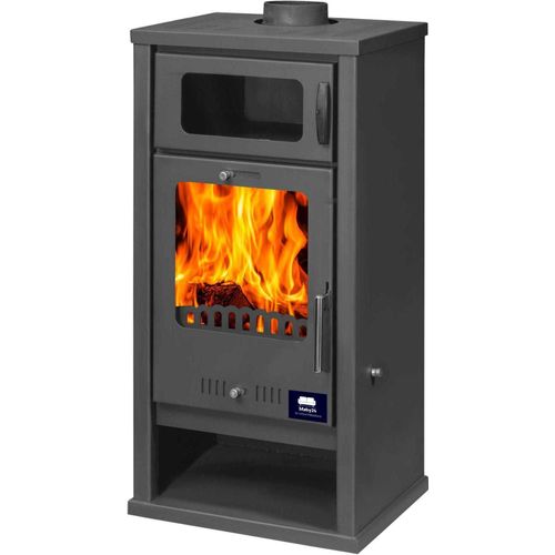 Kamin Ofen Kaminofen Anthrazit Rauchrohr 7,8KW Troy BimSchV 1-2 EEK A