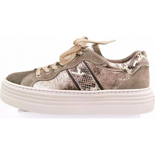 Nero Giardini militare fango Damen Sneaker in Metallic, Größe 38