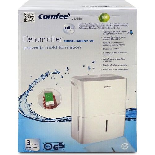 Comfee Luftentfeuchter MDDF-16DEN7-W 16L Weiß