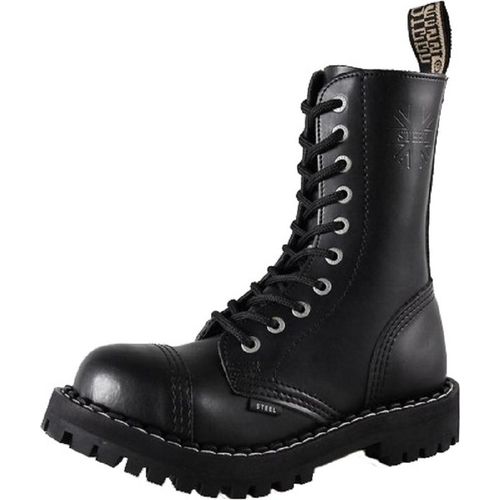 Steel - Full Black, 10-Loch Boots