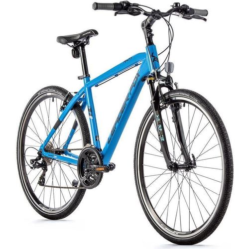 28 Zoll Alu Cross Fahrrad Leader Fox Away Cross Bike 21 Gang Rh 48 cm Blau