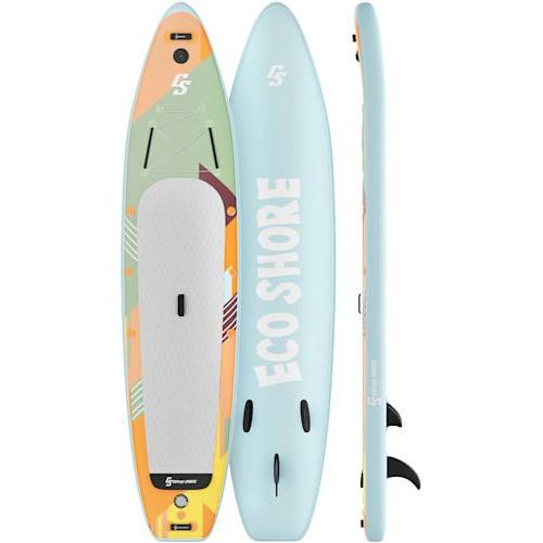 CAPITAL SPORTS Kipu Allrounder 365 - Stand Up Paddle Board - Paddling Board - Sup Board, aufblasbares Paddelboard - SUP-Board-Set Cruiser - 365 x 15 x 82 cm (BxHxT)