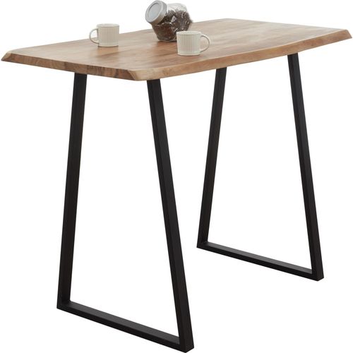 Bartisch ></noscript>Goa< (B/H/T: 140x105x77 cm) in Akazie, schwarz - 140x105x77 (BxHxT)