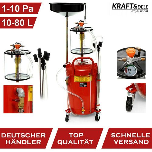 Ölabsauger Altölsammler Ölabsauggerät Altölauffanggerät 80L KD10520