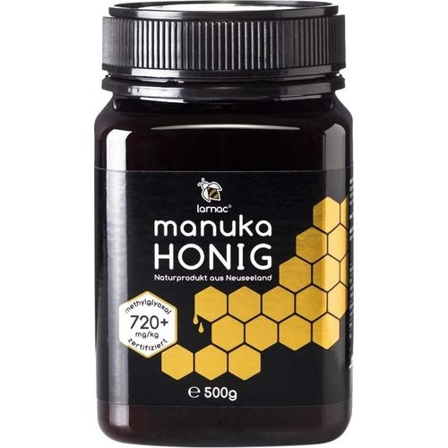Larnac Manuka Honig MGO 720+ | 500 g | echter neuseeländischer Manuka Honig | hoher Methylglyoxal-Gehalt | nachhaltige Imkerei