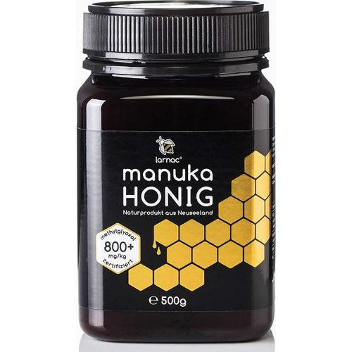 Larnac Manuka Honig MGO 800+ | 500 g | echter neuseeländischer Manuka Honig | hoher Methylglyoxal-Gehalt | nachhaltige Imkerei