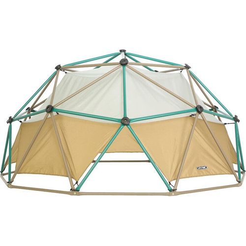 Lifetime Stahl Klettergerüst Geodome Klettergerüst inkl. Spielzelt Grün/Bronze Ø 305x152 cm