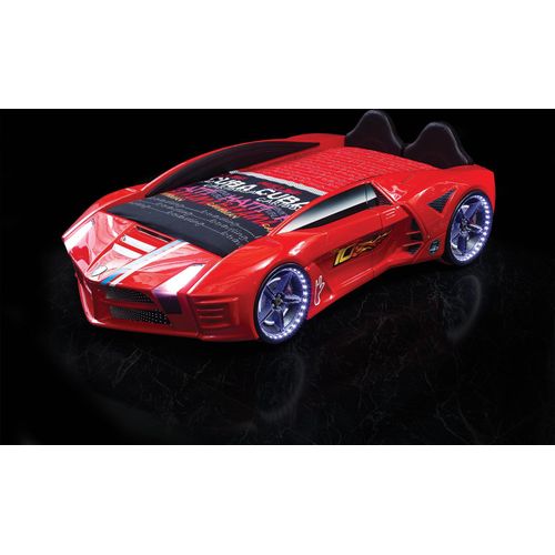 Autobett Luxury Full in Rot