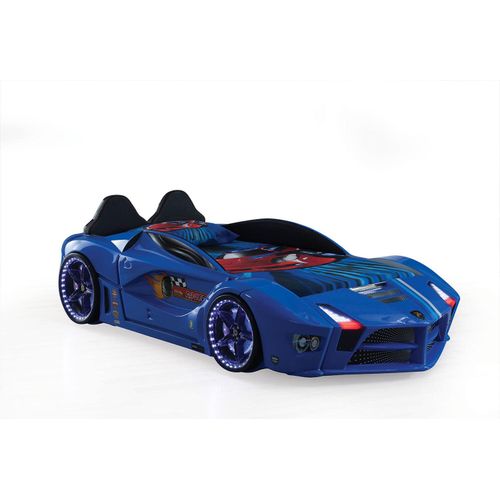 Autobett Luxury Full in Blau