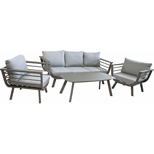 4-teilige Gartenlounge Sitzgruppe Sofa