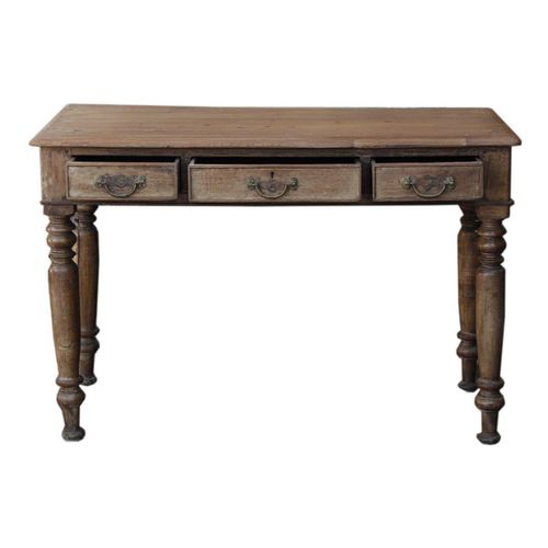 Schreibtisch - Modell 45, Braun, Holz, 76*113*53 cm, Schreibtische & Schreibpulte