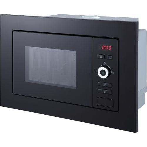 Mikrowelle 800 Watt Einbau 60 cm Grill 1000 Watt 20 L Glas Schwarz Respekta