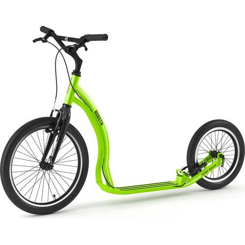Yedoo Rodstr Alloy Roller Scooter Tretroller - für Erwachsene und Teenager, bis 150 kg, mit Luftreifen 20/16 und verstellbarem Lenker Grün