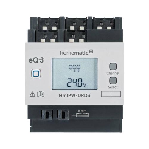 Homematic IP Wired Smart Home 3-fach-Dimmaktor HmIPW-DRD3, VDE zertifizier