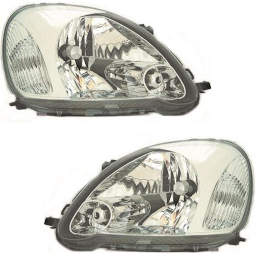 TYC Scheinwerfer Set für Toyota Yaris CP10 3/2003-9/2005 H4 Halogen Streuscheibe