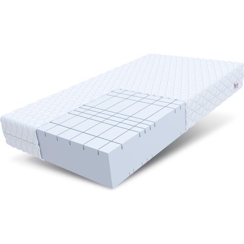 Matratze 120x200 cm Kaltschaum HR-Schaum 7 Zonen PEARL MAX PLUS Bett Konturschnitt H4 Höhe ca. 24 cm wellness