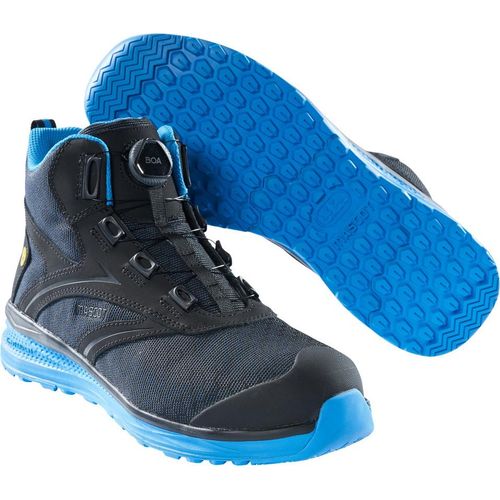 Sicherheitsstiefel Schwarz/Kornblau, Gr. 45 MASCOT F0253-909-0911