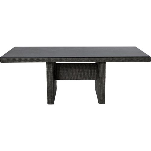 LC Garden »Barcelona« Dining Wangentisch 200 x 100 cm Glaskeramik grau-mix Gartentisch