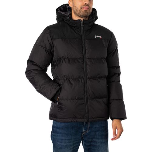 Schott Utah-Pufferjacke, Schwarz XL