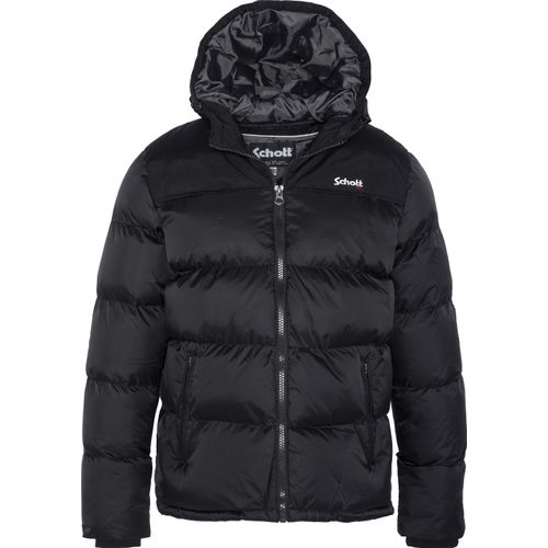 Schott Utah-Pufferjacke, Schwarz L
