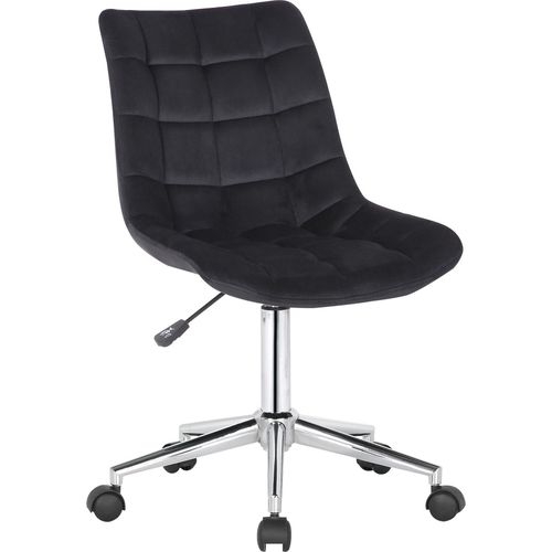 Bürostuhl HLO-CP61 Samt schwarz