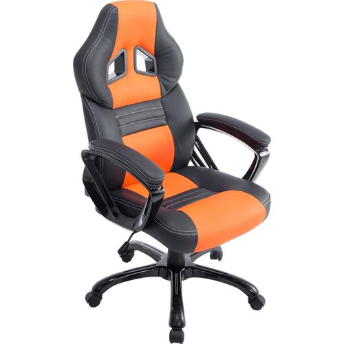 Bürostuhl HLO-CP68 schwarz/orange