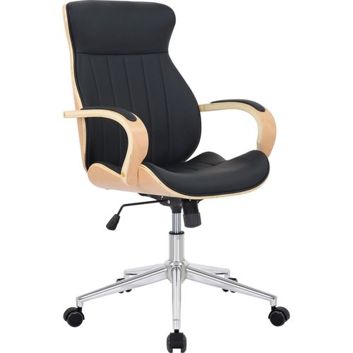 Bürostuhl HLO-CP62 Kunstleder natura/schwarz