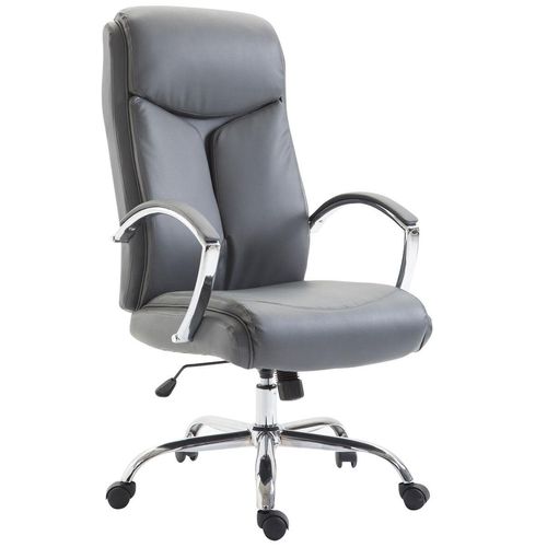 Bürostuhl HLO-CP85 Kunstleder grau
