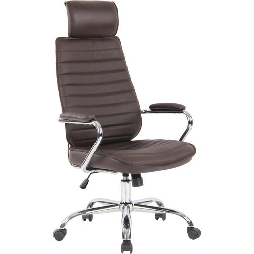 Bürostuhl HLO-CP9 Echtleder braun