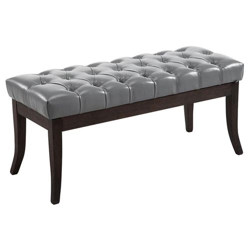 Sitzbank HLO-CP1 Kunstleder antik-dunkel 100 grau