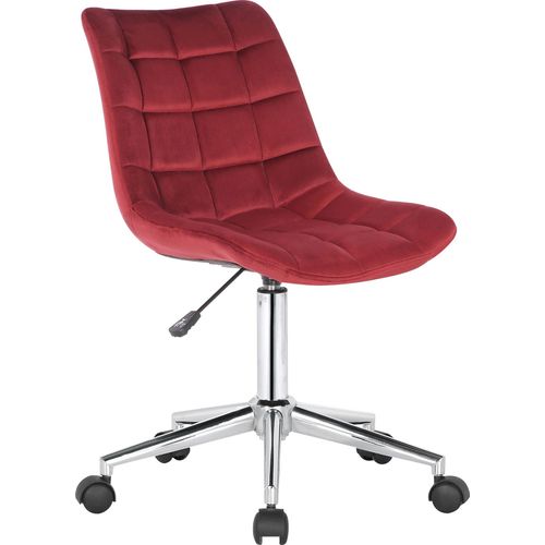 Bürostuhl HLO-CP61 Samt rot