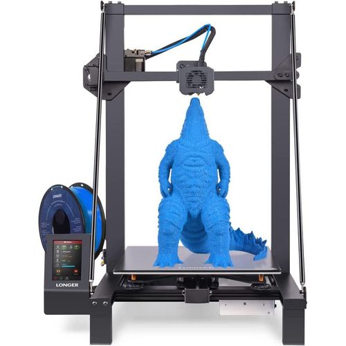 Longer Aufgerüstet LK5 Pro 3D Drucker, Verbessertes Doppelgebläse-Kit, Abnehmbare Carborundum Glasplattform, Druckgröße 300 x 300 x 400mm, Silent Motherboard, Open Source