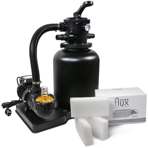 Filteranlage PALAU 300 6-Wege Ventil, AQUA Splash + FLUX Filtermaterial