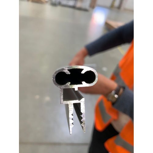 Kombi-Spezialhandlauf Aluminium in Rund ø 4,0 m