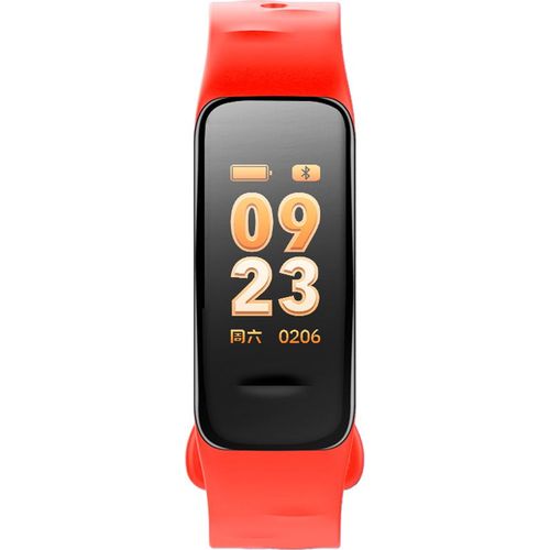 Atlanta Fitness Tracker – Leben Sie aktiv und bewusst! – Mit Touch-3D-Farbdisplay und Animationen – Leistungsstarke Batterie, geringes Gewicht – Neues Modell, Farbe:Rot