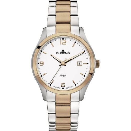 Dugena Herren-Armbanduhr 4460693 Tresor, Quarz, Edelstahl, 10 bar