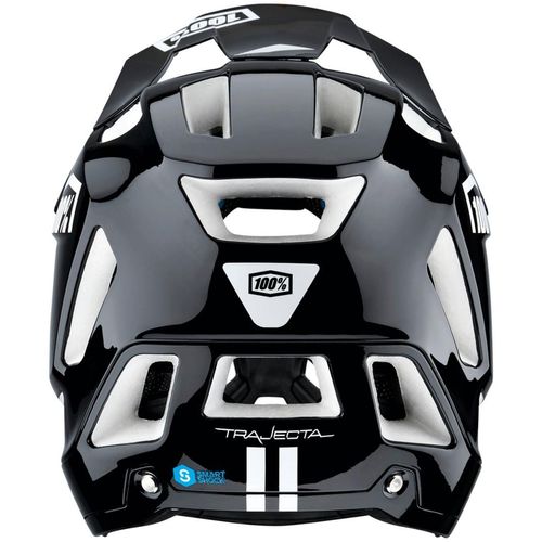 100% Trajecta helmet w/Fidlock black white S