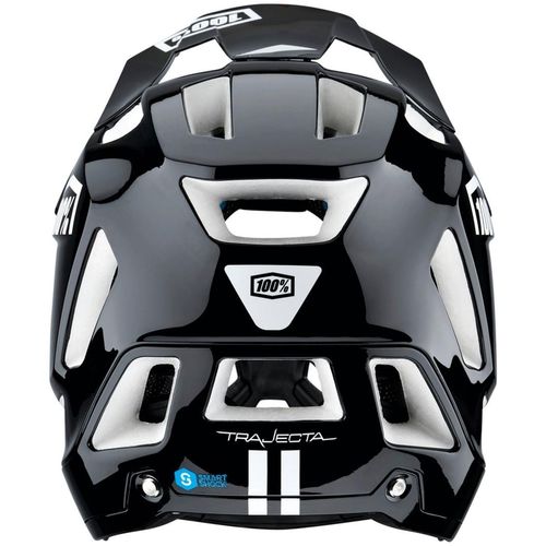100% Trajecta helmet w/Fidlock black white XL