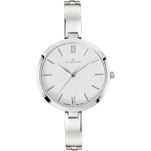 Dugena Damen-Armbanduhr Inez, Quarz, Edelstahl, Faltschließe, 5 bar