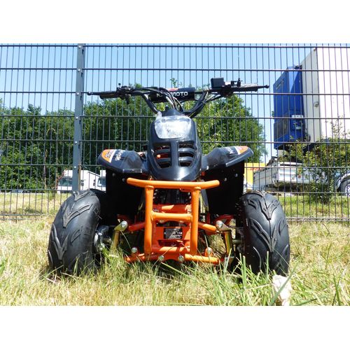 125ccm Quad ATV Automatikgetriebe 6 Zoll Kinderquad 4Takt KXD Quad Schwarz