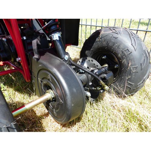 125ccm Quad ATV Automatikgetriebe 6 Zoll Kinderquad 4 Takt KXD Kinder Quad Rot