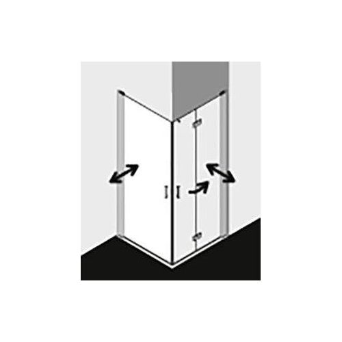 Kermi DI1ER10320VPK Eck-Halbteil rechts DIGA 1ER 1030x Image