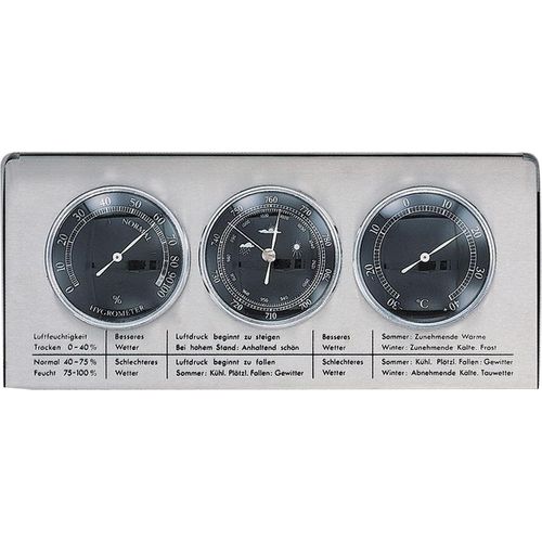 Wetterstation mit Hygrometer, Barometer und Thermometer